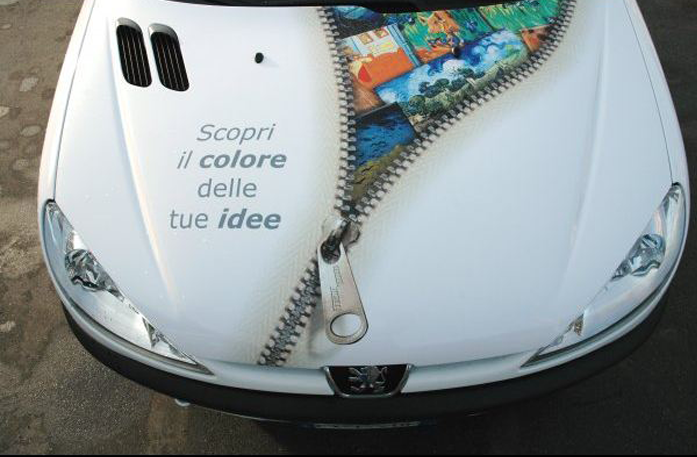 Vehicle Graphics on car